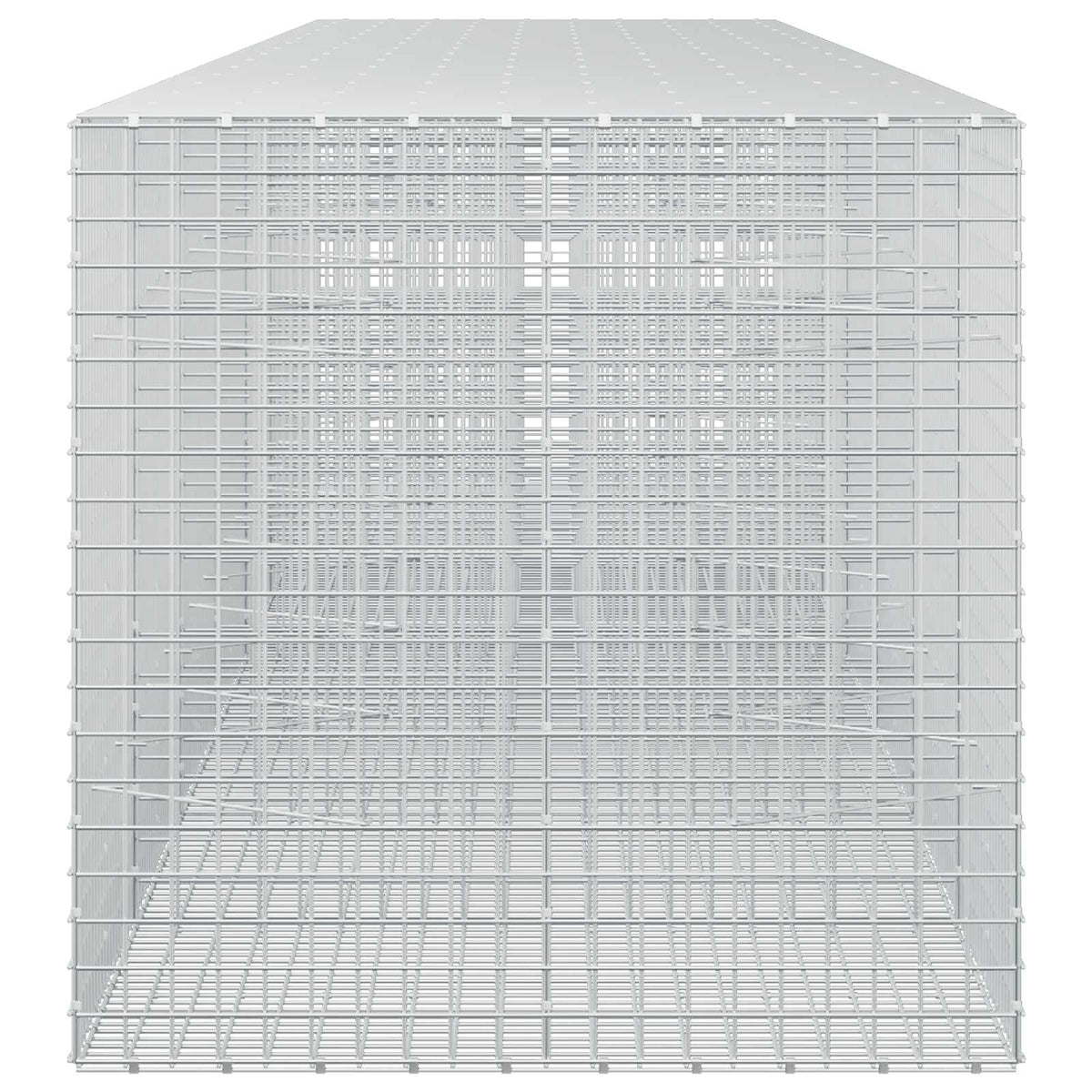 Γκαμπιόν με σύρμα 5 mm και πλέγμα 5x5 cm 750x100x100 εκ. - Pakobazaar