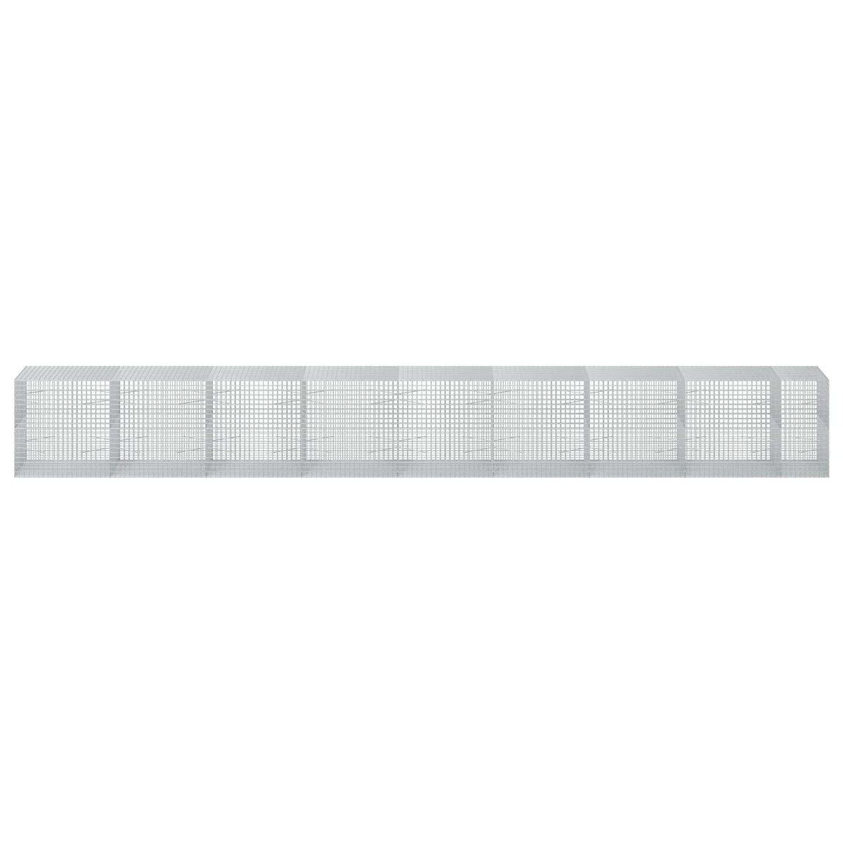 Γκαμπιόν με σύρμα 5 mm και πλέγμα 5x5 cm 850x100x100 εκ