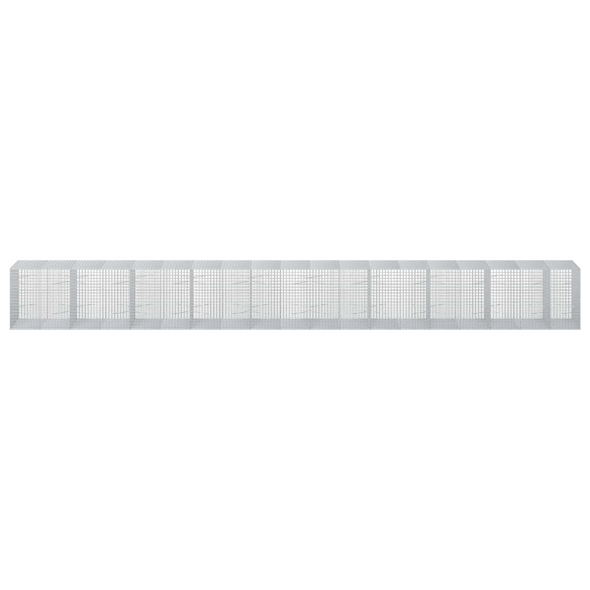 Γκαμπιόν με σύρμα 5 mm και πλέγμα 5x5 cm 950x100x100 εκ