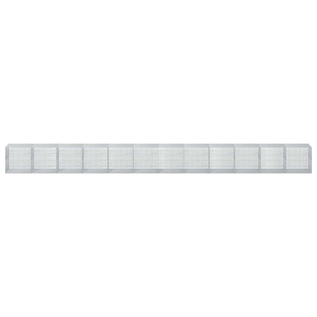 Γκαμπιόν με σύρμα 5 mm και πλέγμα 5x5 cm 1200x100x100 εκ - Pakobazaar