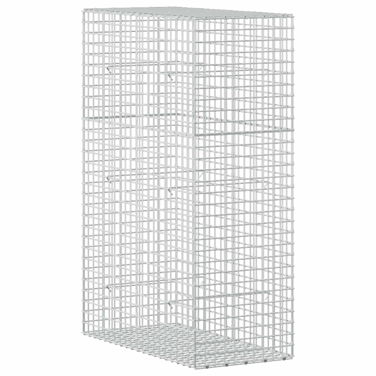 Γκαμπιόν με σύρμα 5 mm και πλέγμα 5x5 cm 50x100x150 εκ. - Pakobazaar