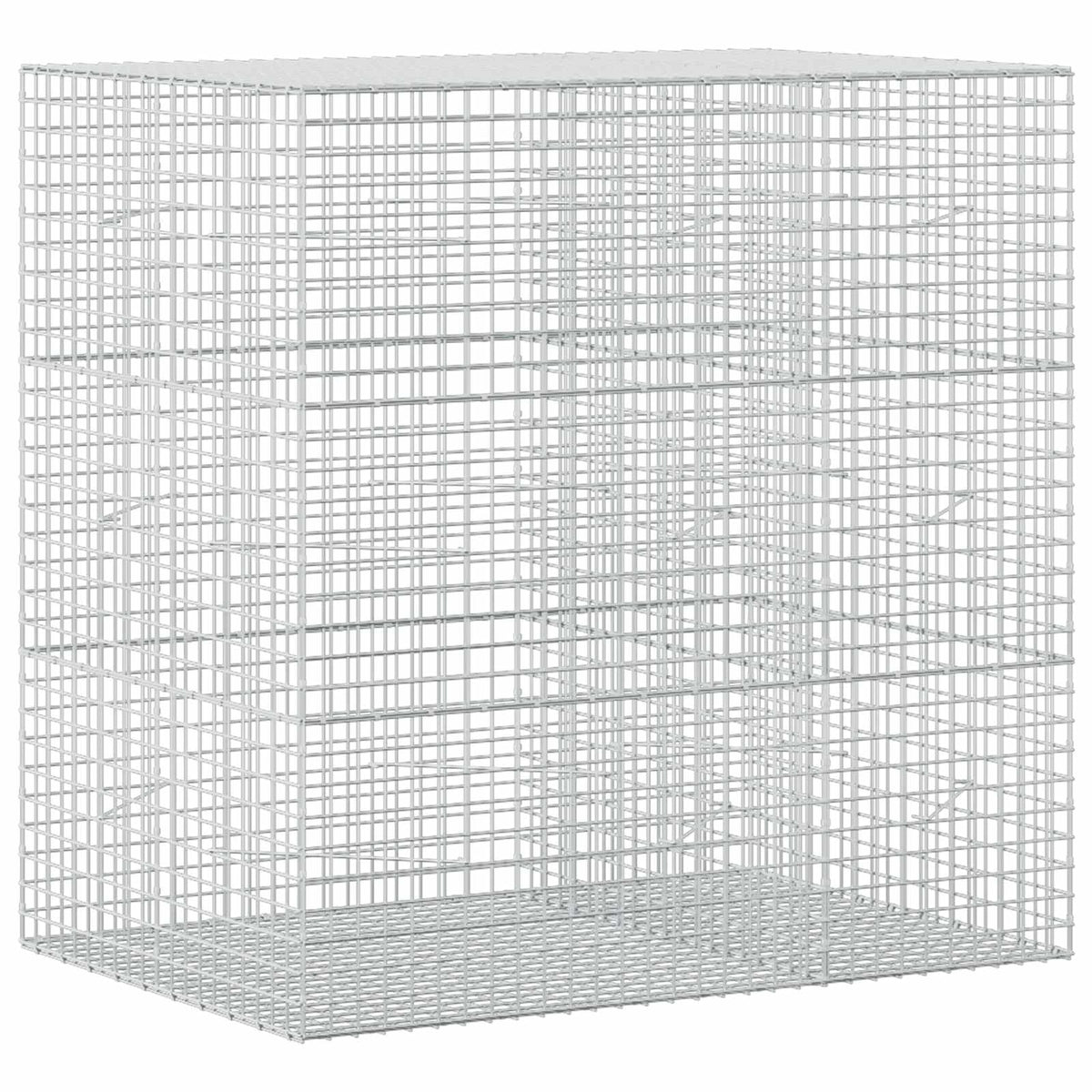 Γκαμπιόν με σύρμα 5 mm και πλέγμα 5x5 cm 150x100x150 εκ. - Pakobazaar