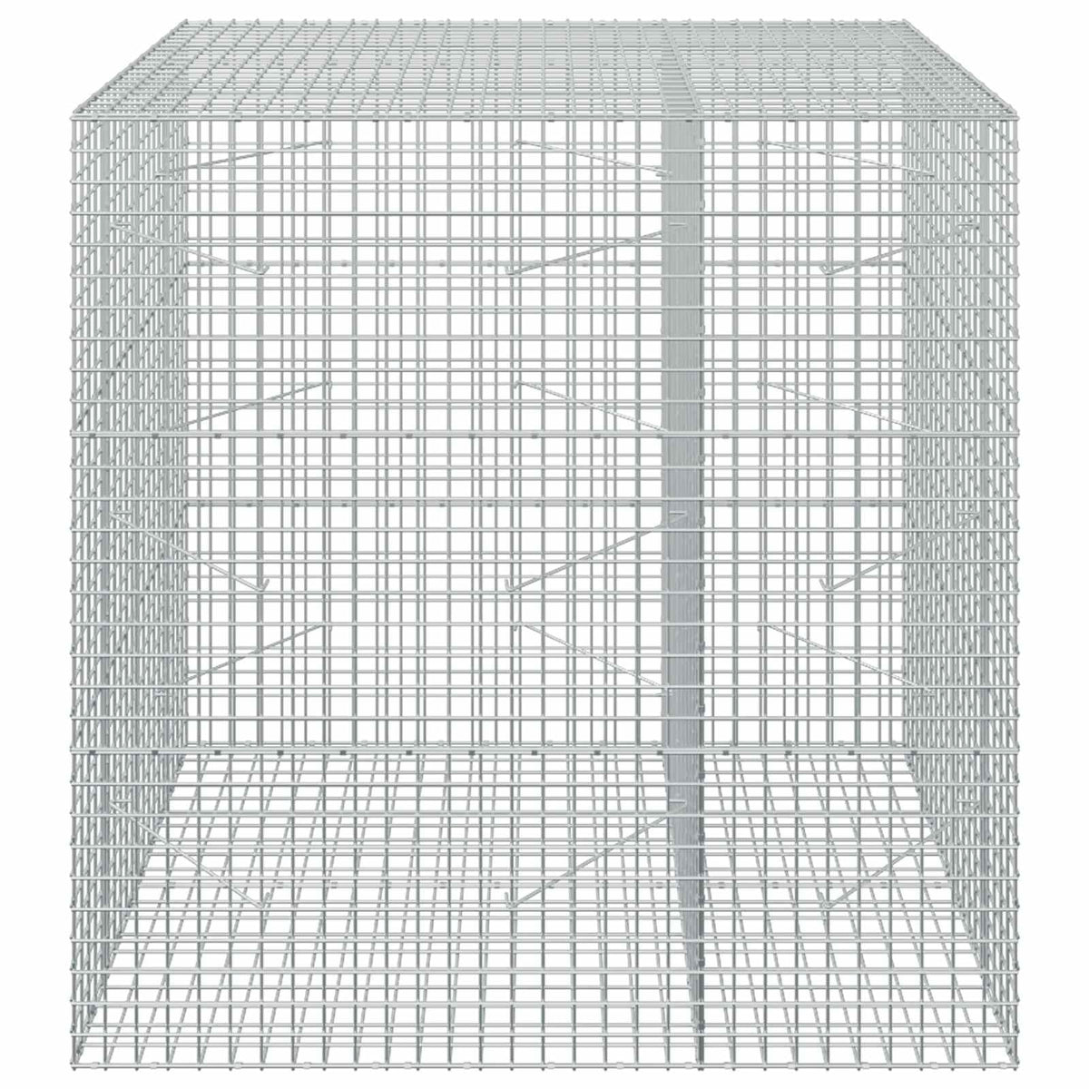 Γκαμπιόν με σύρμα 5 mm και πλέγμα 5x5 cm 150x100x150 εκ. - Pakobazaar