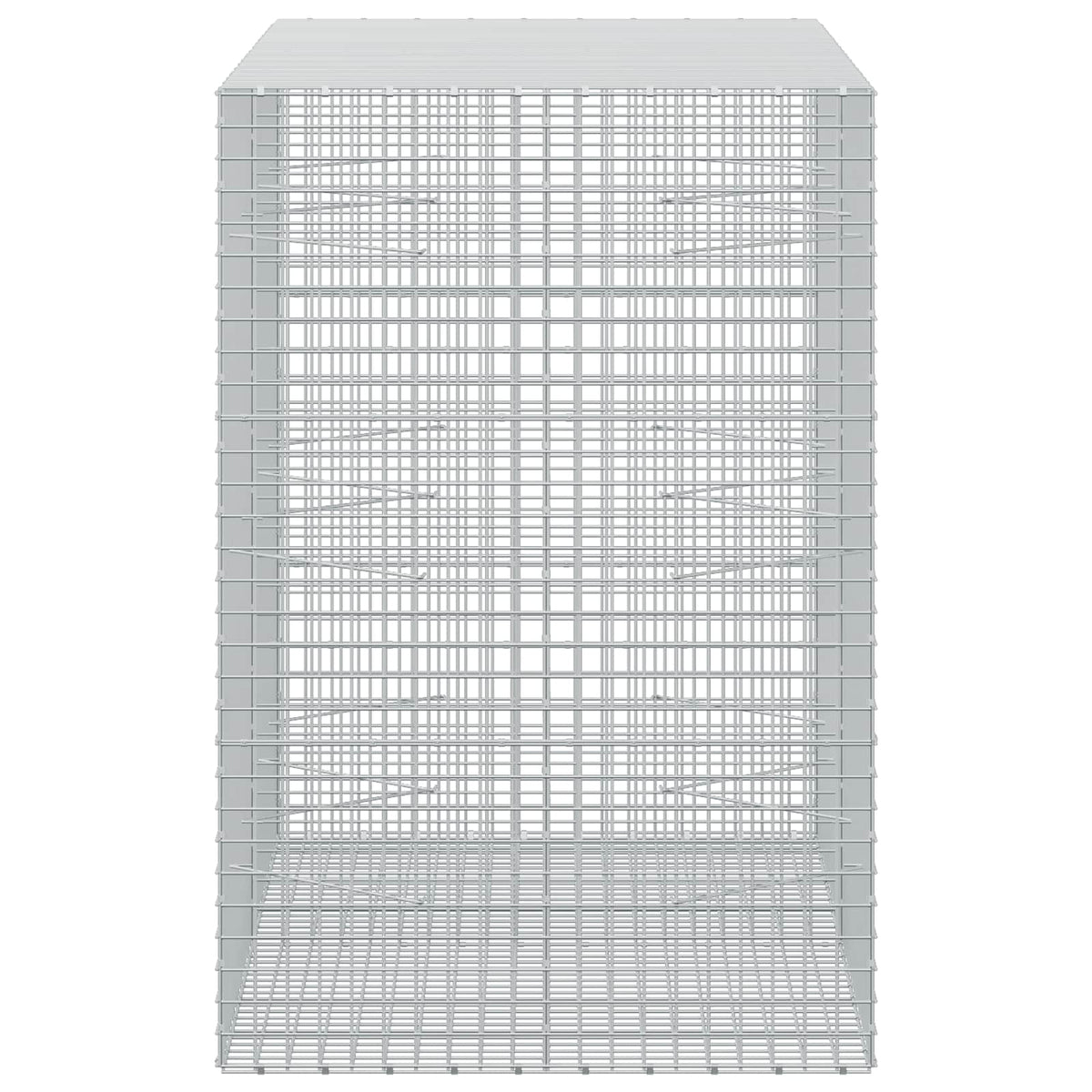 Γκαμπιόν με σύρμα 5 mm και πλέγμα 5x5 cm 200x100x150 εκ.