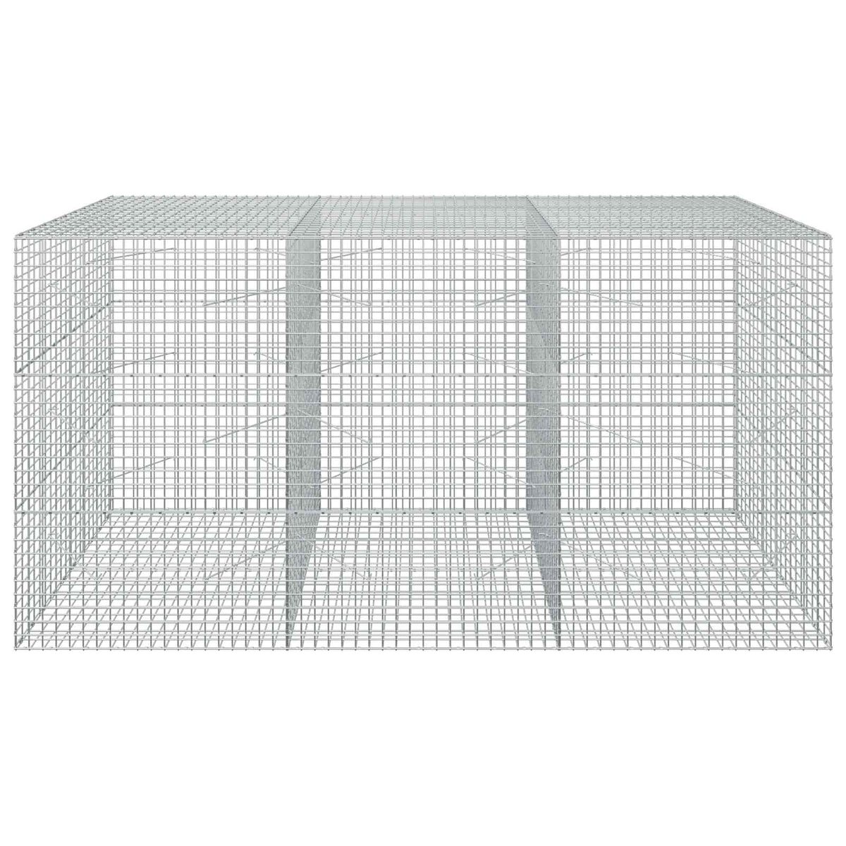 Γκαμπιόν με σύρμα 5 mm και πλέγμα 5x5 cm 300x100x150 εκ - Pakobazaar