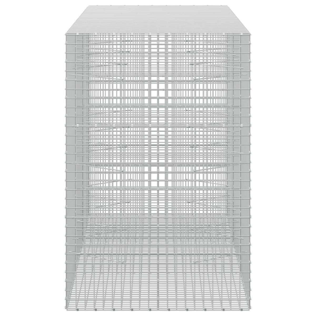 Γκαμπιόν με σύρμα 5 mm και πλέγμα 5x5 cm 300x100x150 εκ - Pakobazaar