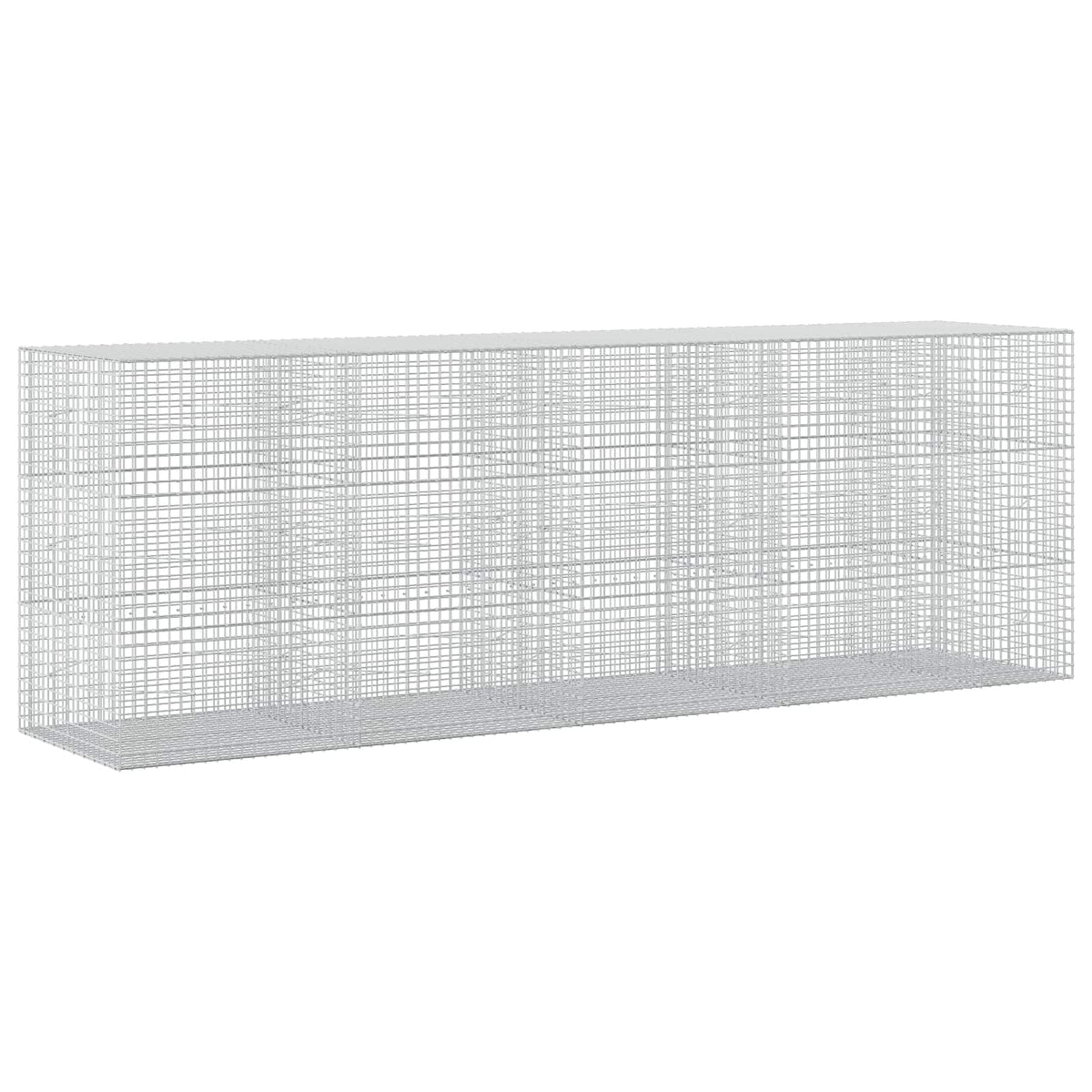 Γκαμπιόν με σύρμα 5 mm και πλέγμα 5x5 cm 450x100x150 εκ. - Pakobazaar