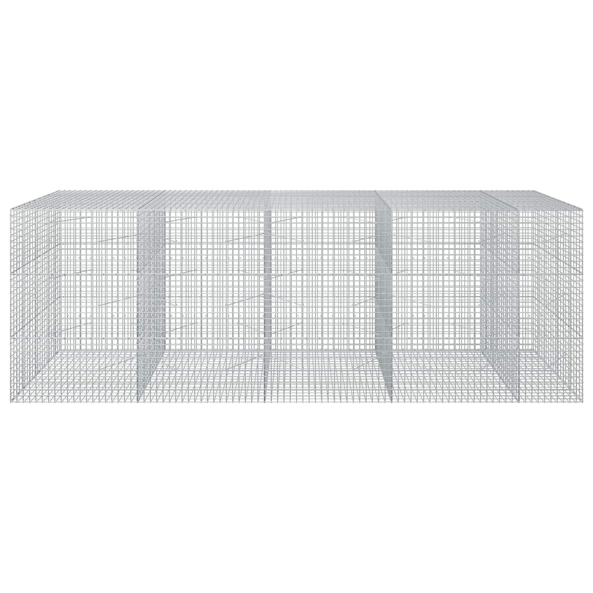 Γκαμπιόν με σύρμα 5 mm και πλέγμα 5x5 cm 450x100x150 εκ. - Pakobazaar