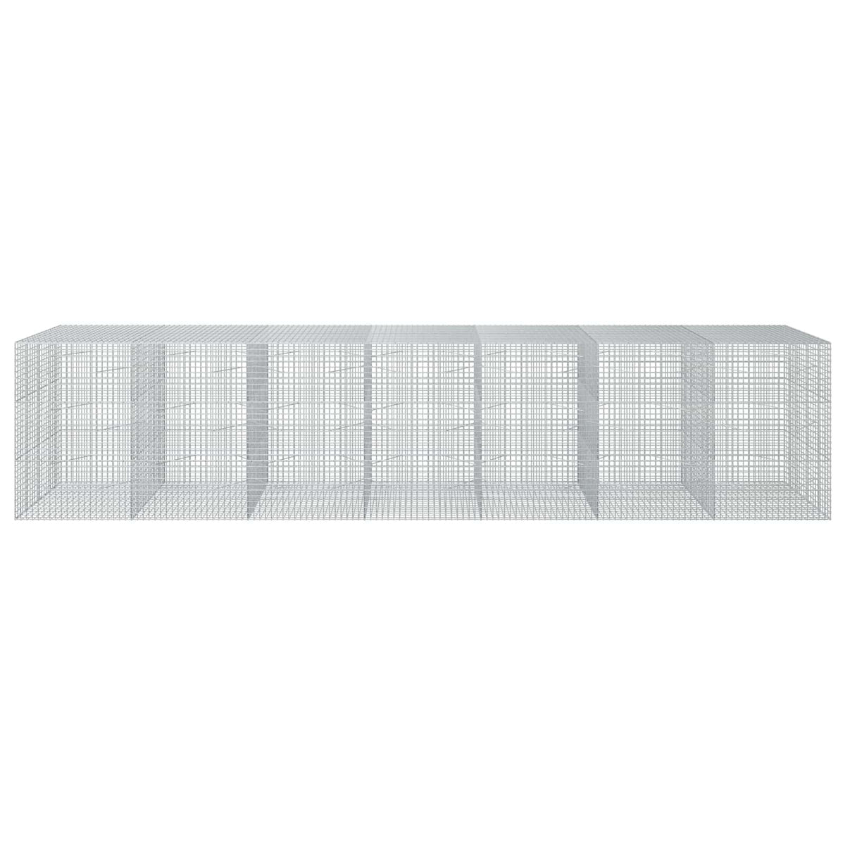 Γκαμπιόν με σύρμα 5 mm και πλέγμα 5x5 cm 700x100x150 εκ.