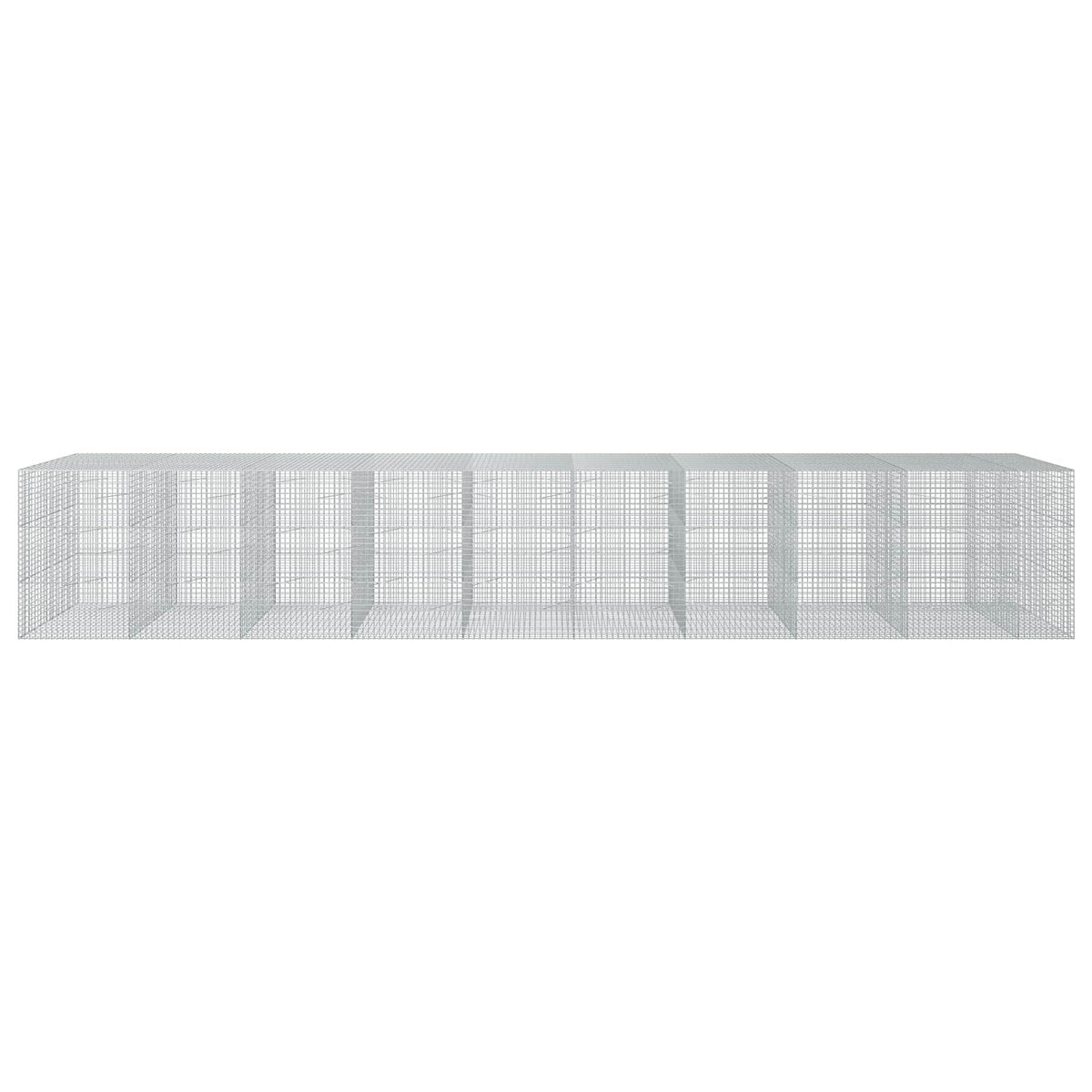 Γκαμπιόν με σύρμα 5 mm και πλέγμα 5x5 cm 950x100x150 εκ. - Pakobazaar