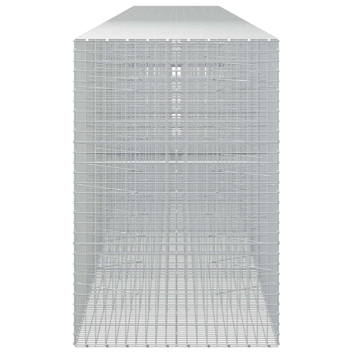 Γκαμπιόν με σύρμα 5 mm και πλέγμα 5x5 cm 1200x100x150 εκ. - Pakobazaar