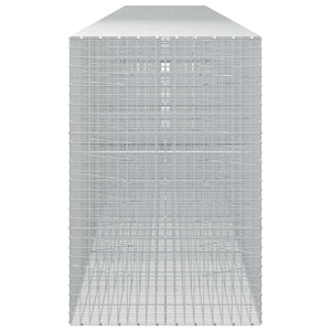 Γκαμπιόν με σύρμα 5 mm και πλέγμα 5x5 cm 1200x100x150 εκ. - Pakobazaar