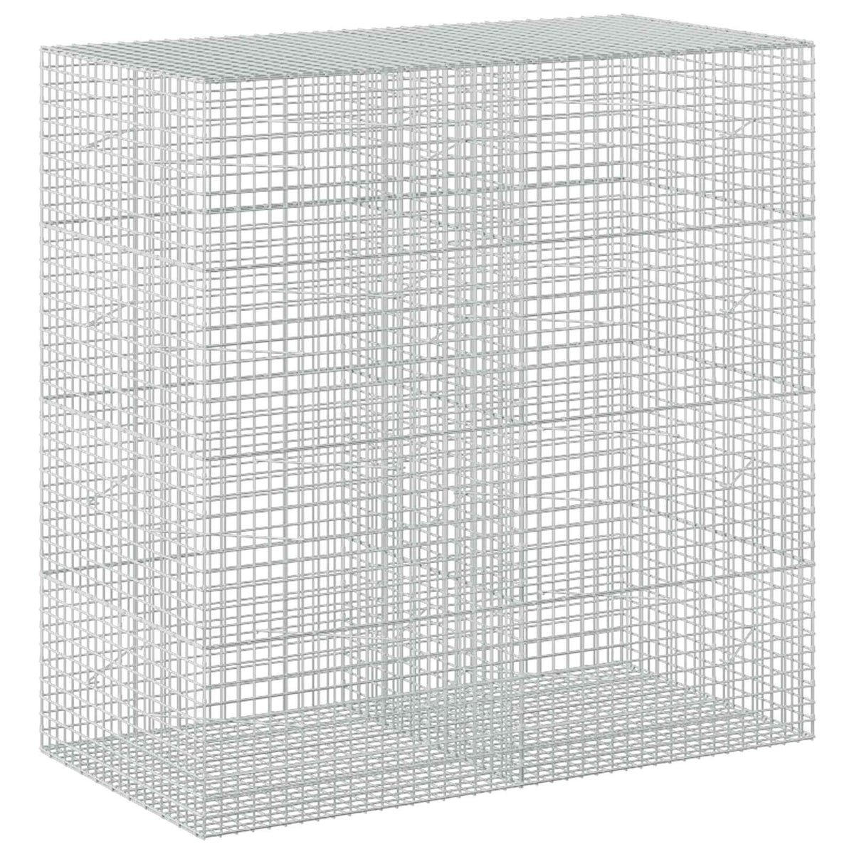 Γκαμπιόν με σύρμα 5 mm και πλέγμα 5x5 cm 200x100x200 εκ