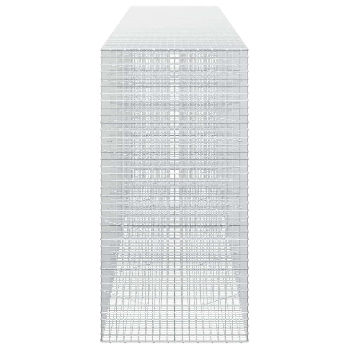 Γκαμπιόν με σύρμα 5 mm και πλέγμα 5x5 cm 550x100x200 εκ. - Pakobazaar