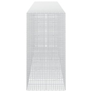 Γκαμπιόν με σύρμα 5 mm και πλέγμα 5x5 cm 550x100x200 εκ. - Pakobazaar