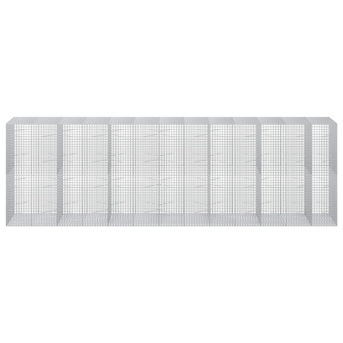Γκαμπιόν με σύρμα 5 mm και πλέγμα 5x5 cm 650x100x200 εκ - Pakobazaar