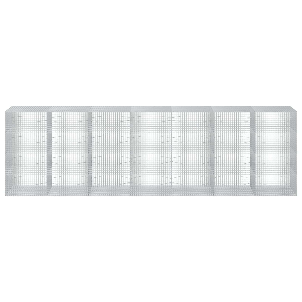 Γκαμπιόν με σύρμα 5 mm και πλέγμα 5x5 cm 700x100x200 εκ.