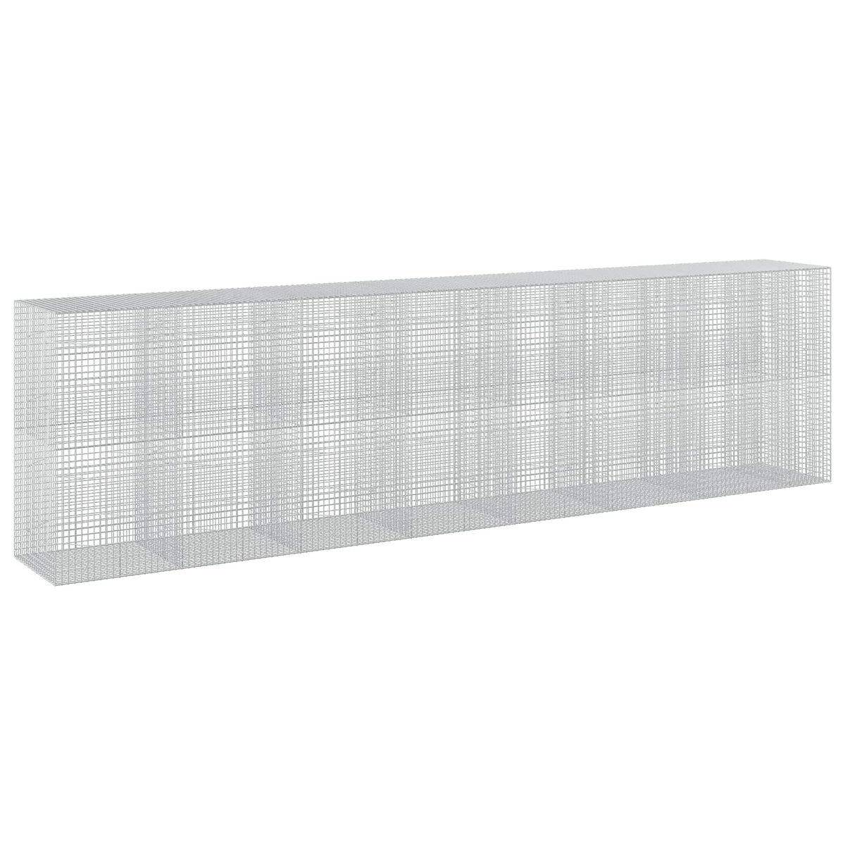 Γκαμπιόν με σύρμα 5 mm και πλέγμα 5x5 cm 750x100x200 εκ. - Pakobazaar