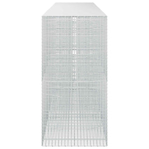 Γκαμπιόν με σύρμα 5 mm και πλέγμα 5x5 cm 750x100x200 εκ. - Pakobazaar