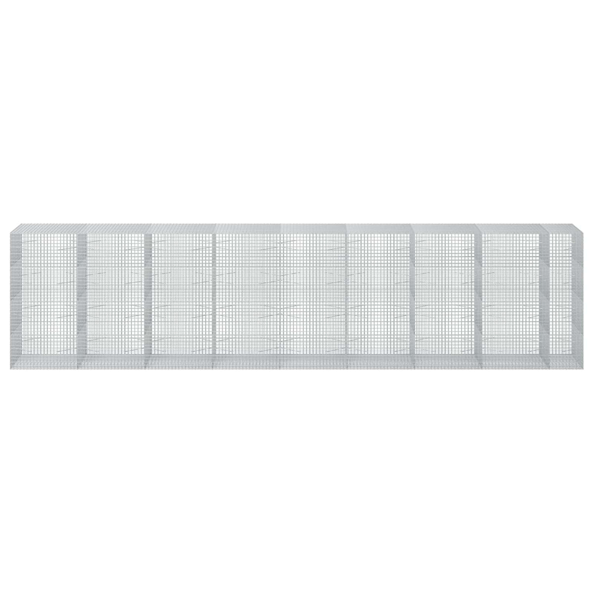 Γκαμπιόν με σύρμα 5 mm και πλέγμα 5x5 cm 850x100x200 εκ - Pakobazaar