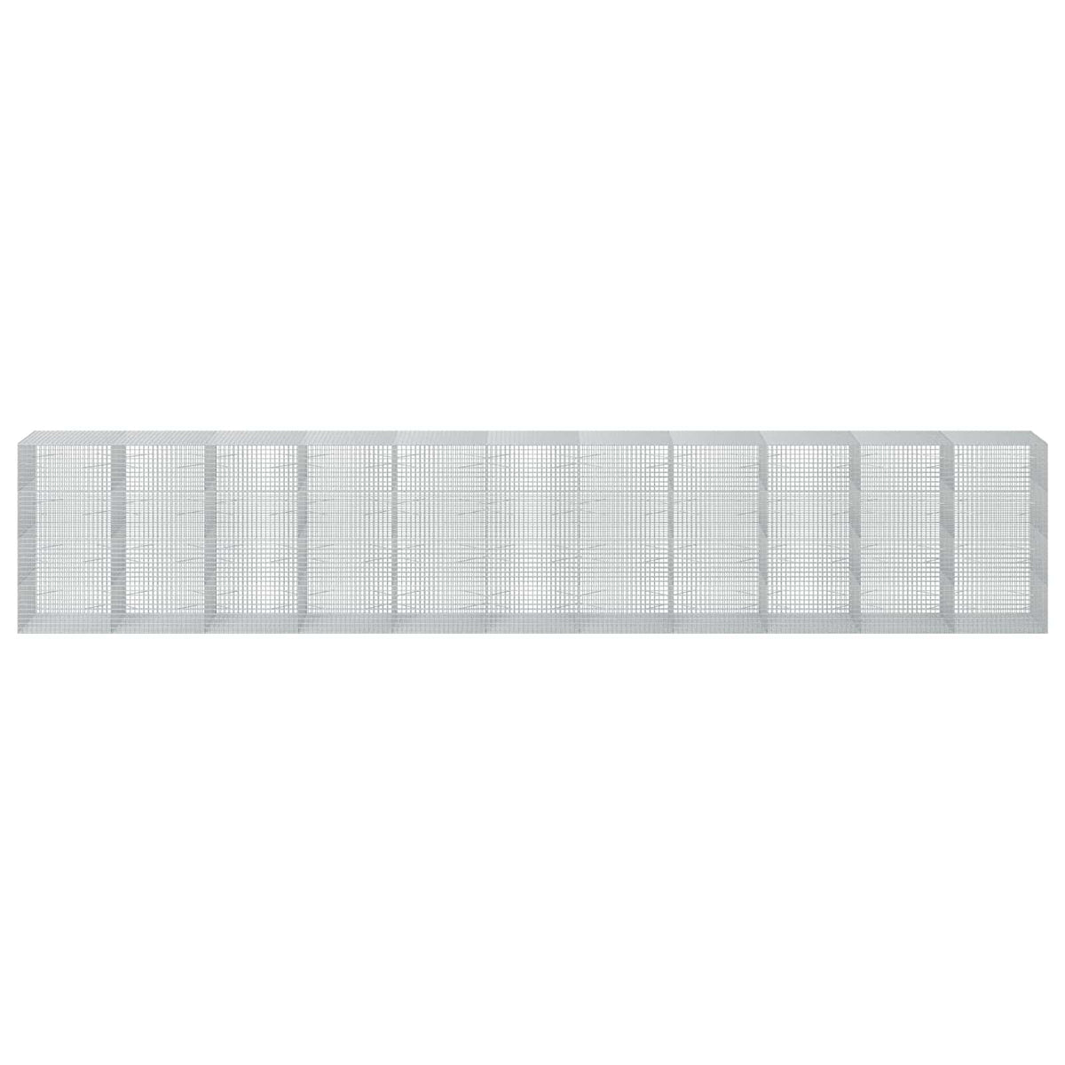 Γκαμπιόν με σύρμα 5 mm και πλέγμα 5x5 cm 1100x100x200 εκ