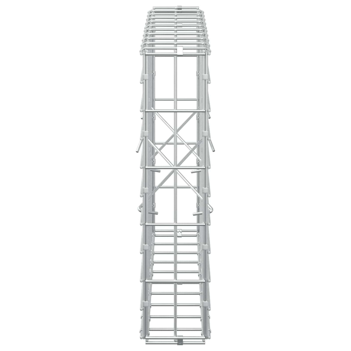 Γκαμπιόν με σύρμα 5 mm και πλέγμα 5x10 cm 100x10x50 εκ - Pakobazaar