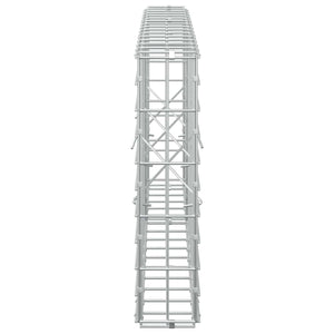 Γκαμπιόν με σύρμα 5 mm και πλέγμα 5x10 cm 150x10x50 εκ - Pakobazaar