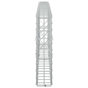 Γκαμπιόν με σύρμα 5 mm και πλέγμα 5x10 cm 200x10x50 εκ - Pakobazaar