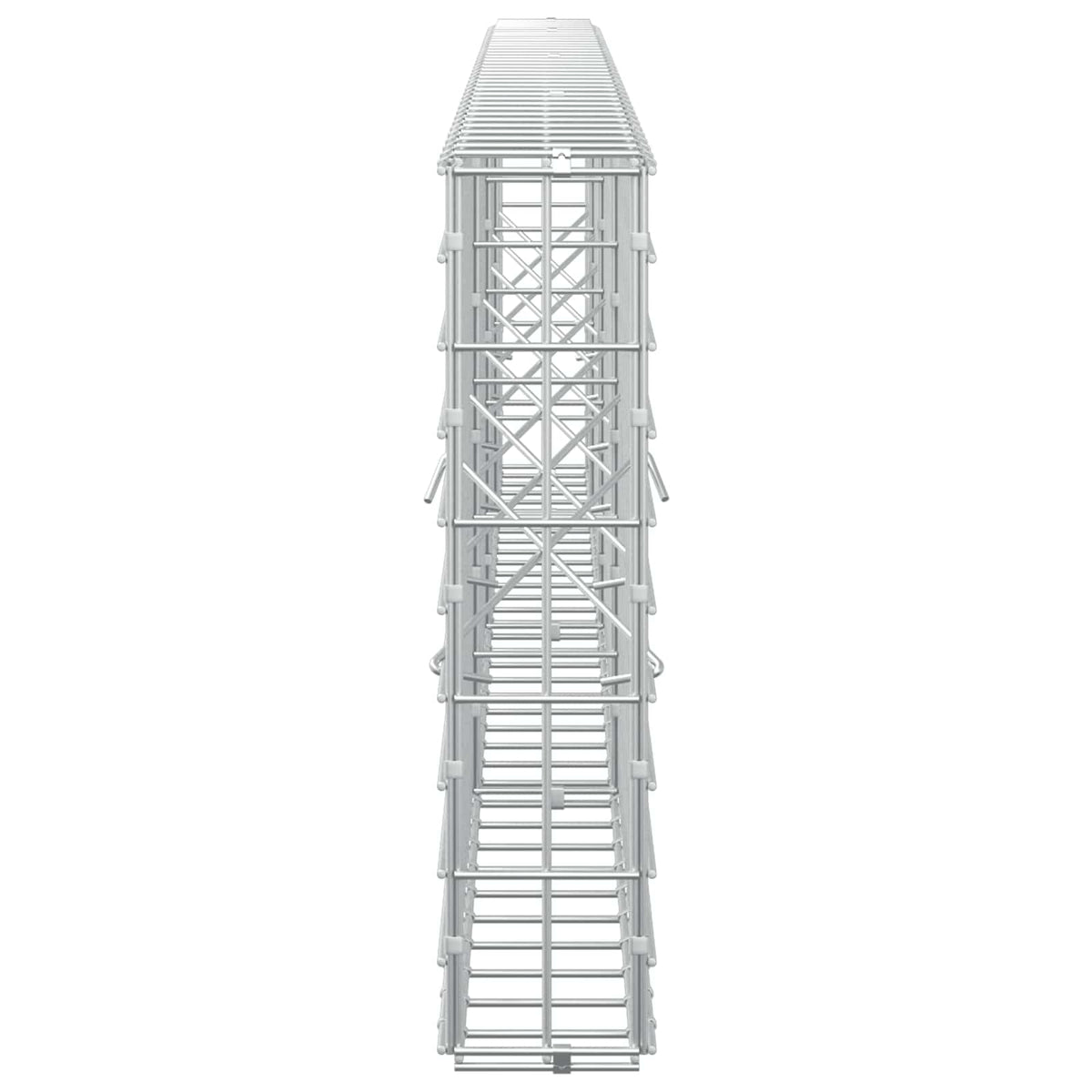 Γκαμπιόν με σύρμα 5 mm και πλέγμα 5x10 cm 350x10x50 εκ - Pakobazaar