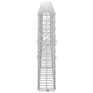 Γκαμπιόν με σύρμα 5 mm και πλέγμα 5x10 cm 350x10x50 εκ - Pakobazaar