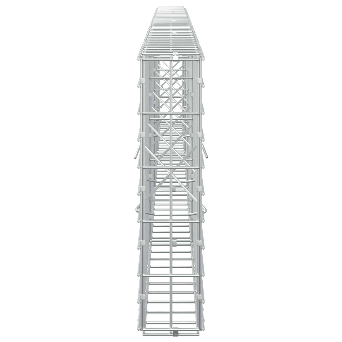 Γκαμπιόν με σύρμα 5 mm και πλέγμα 5x10 cm 400x10x50 εκ - Pakobazaar