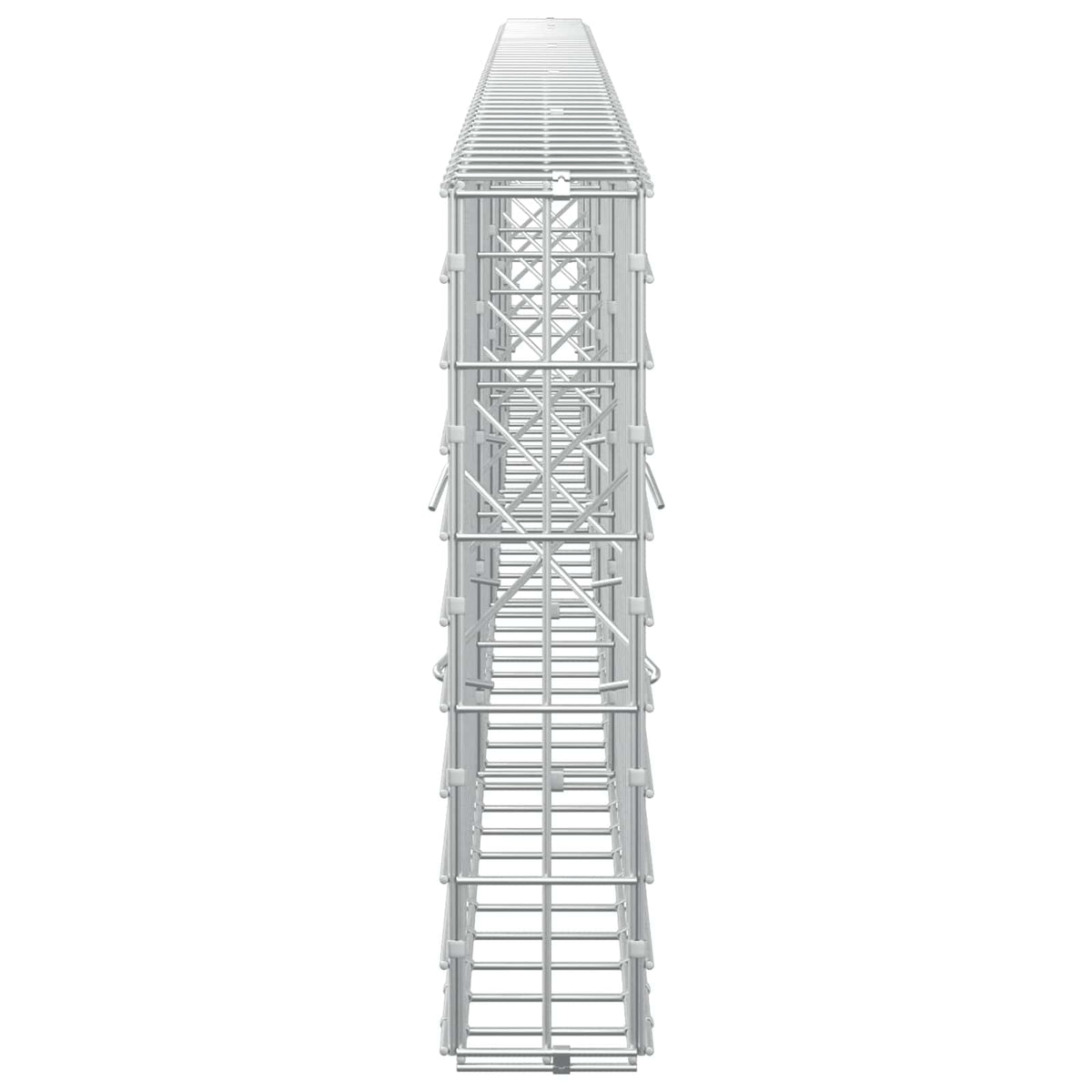 Γκαμπιόν με σύρμα 5 mm και πλέγμα 5x10 cm 450x10x50 εκ - Pakobazaar