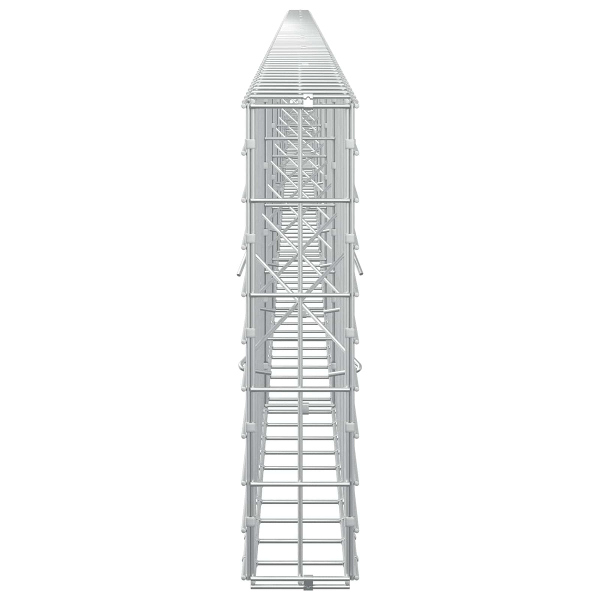 Γκαμπιόν με σύρμα 5 mm και πλέγμα 5x10 cm 1000x10x50 εκ - Pakobazaar