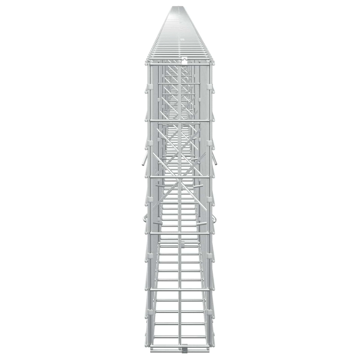 Γκαμπιόν με σύρμα 5 mm και πλέγμα 5x10 cm 1100x10x50 εκ - Pakobazaar