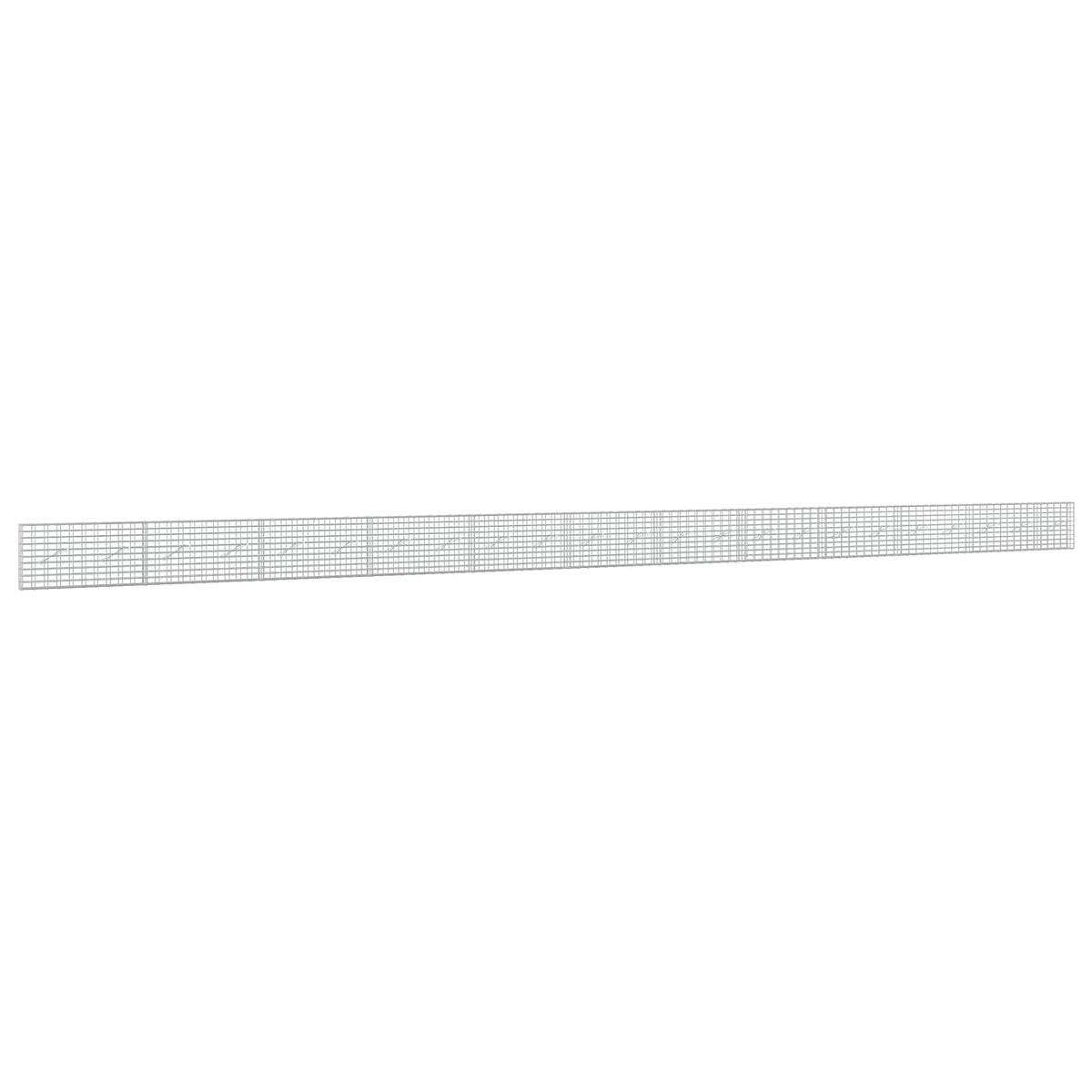 Γκαμπιόν με σύρμα 5 mm και πλέγμα 5x10 cm 1150x10x50 εκ - Pakobazaar