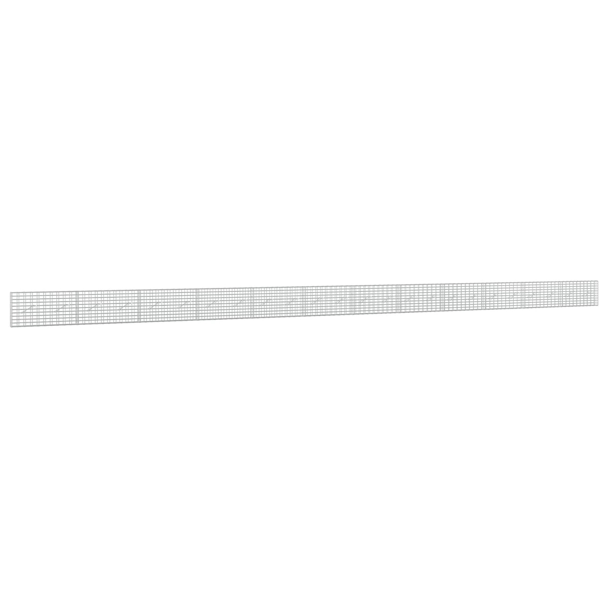Γκαμπιόν με σύρμα 5 mm και πλέγμα 5x10 cm 1200x10x50 εκ - Pakobazaar