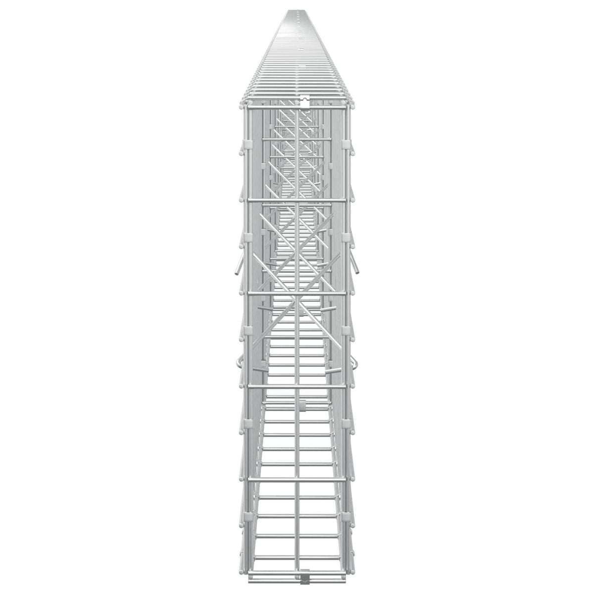Γκαμπιόν με σύρμα 5 mm και πλέγμα 5x10 cm 1200x10x50 εκ - Pakobazaar