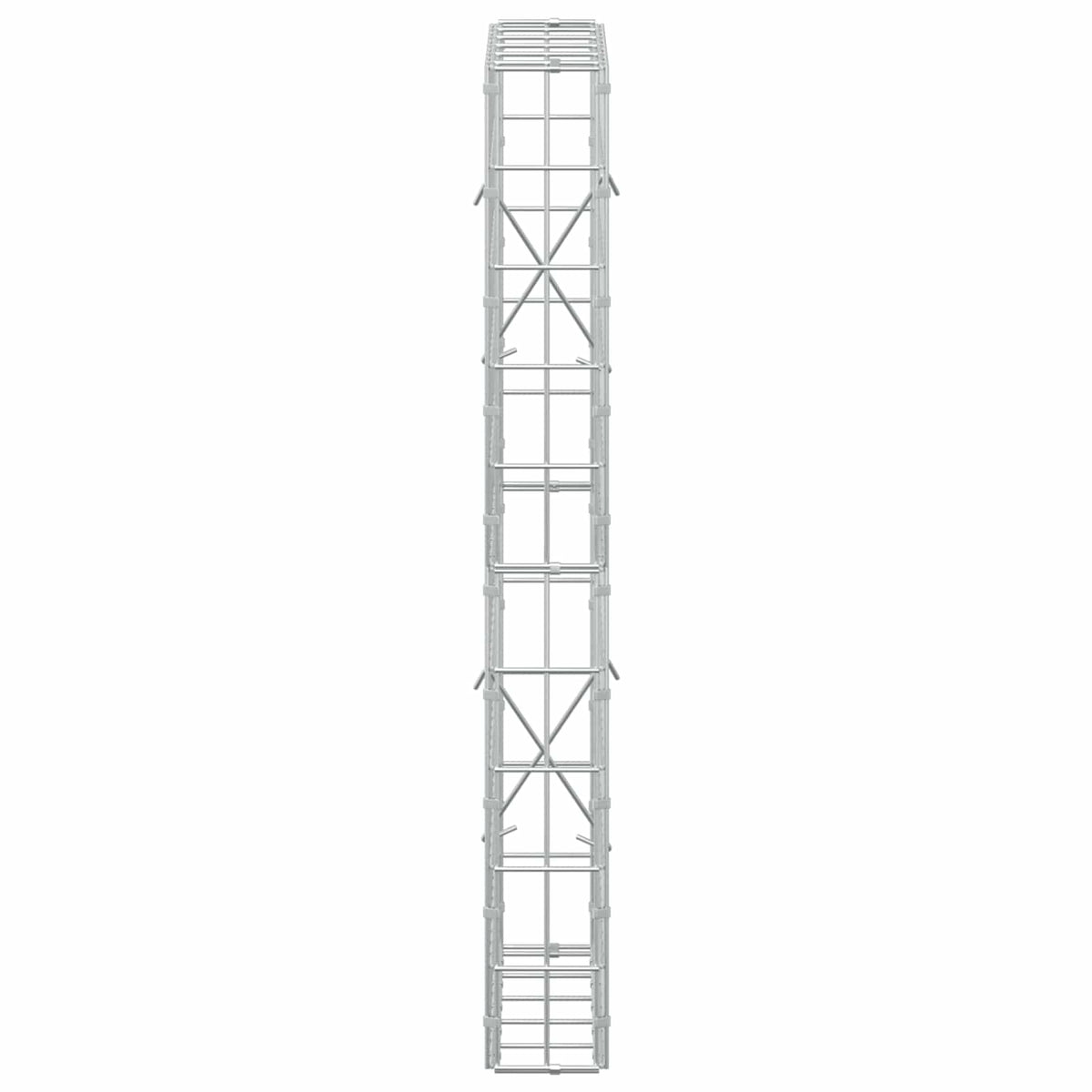 Γκαμπιόν με σύρμα 5 mm και πλέγμα 5x10 cm 50x10x100 εκ - Pakobazaar