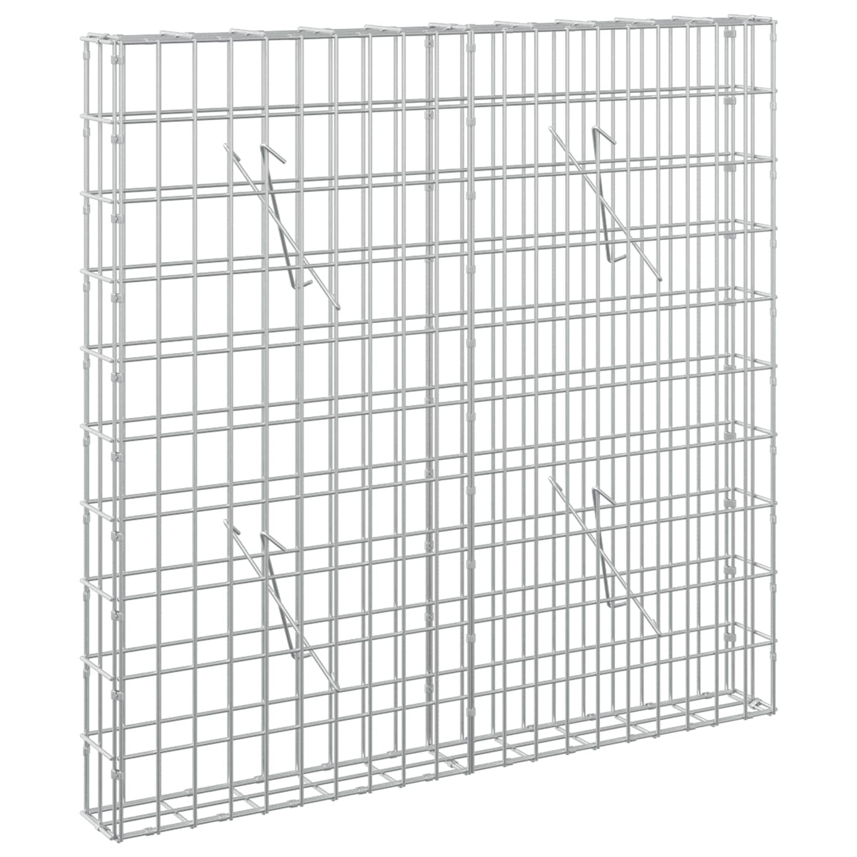 Γκαμπιόν με σύρμα 5 mm και πλέγμα 5x10 cm 100x10x100 εκ. - Pakobazaar