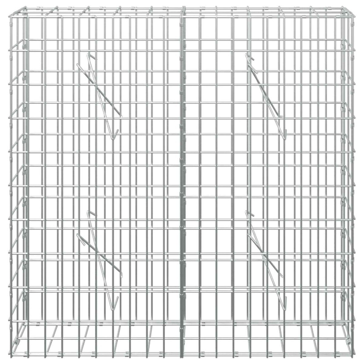 Γκαμπιόν με σύρμα 5 mm και πλέγμα 5x10 cm 100x10x100 εκ. - Pakobazaar