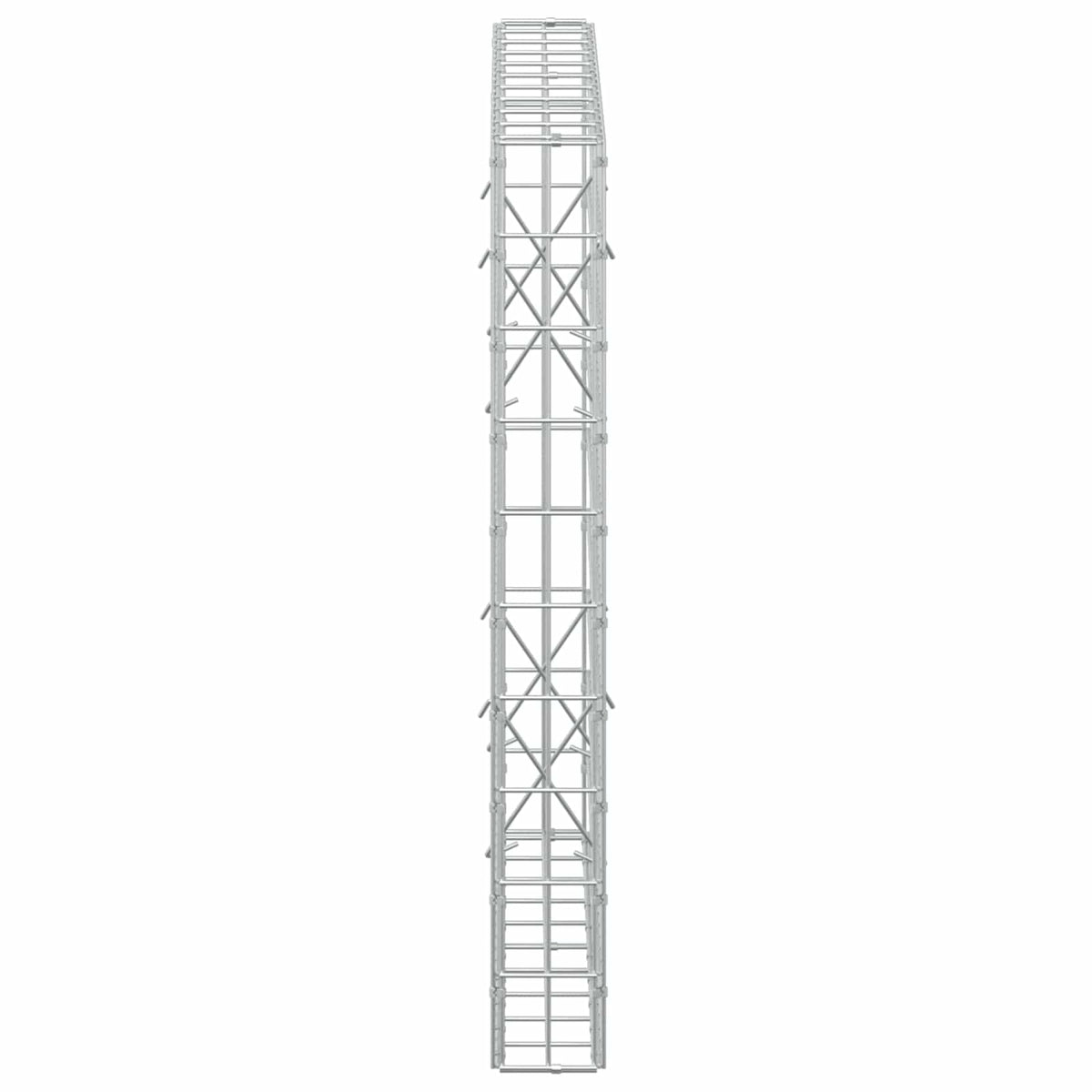 Γκαμπιόν με σύρμα 5 mm και πλέγμα 5x10 cm 100x10x100 εκ. - Pakobazaar