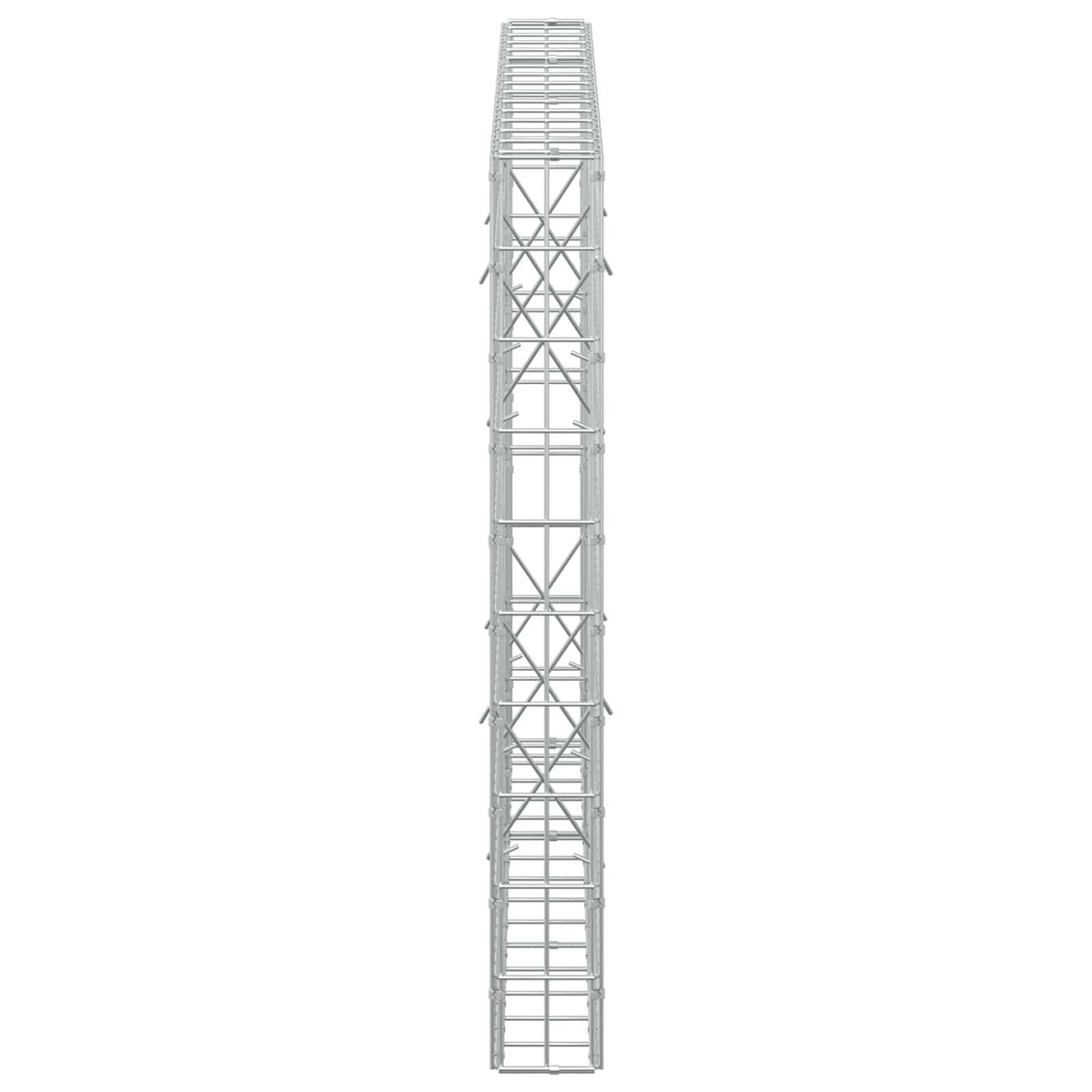 Γκαμπιόν με σύρμα 5 mm και πλέγμα 5x10 cm 150x10x100 εκ