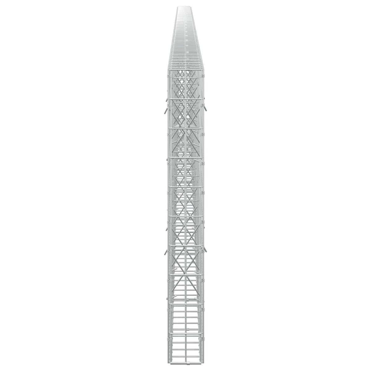 Γκαμπιόν με σύρμα 5 mm και πλέγμα 5x10 cm 850x10x100 εκ - Pakobazaar