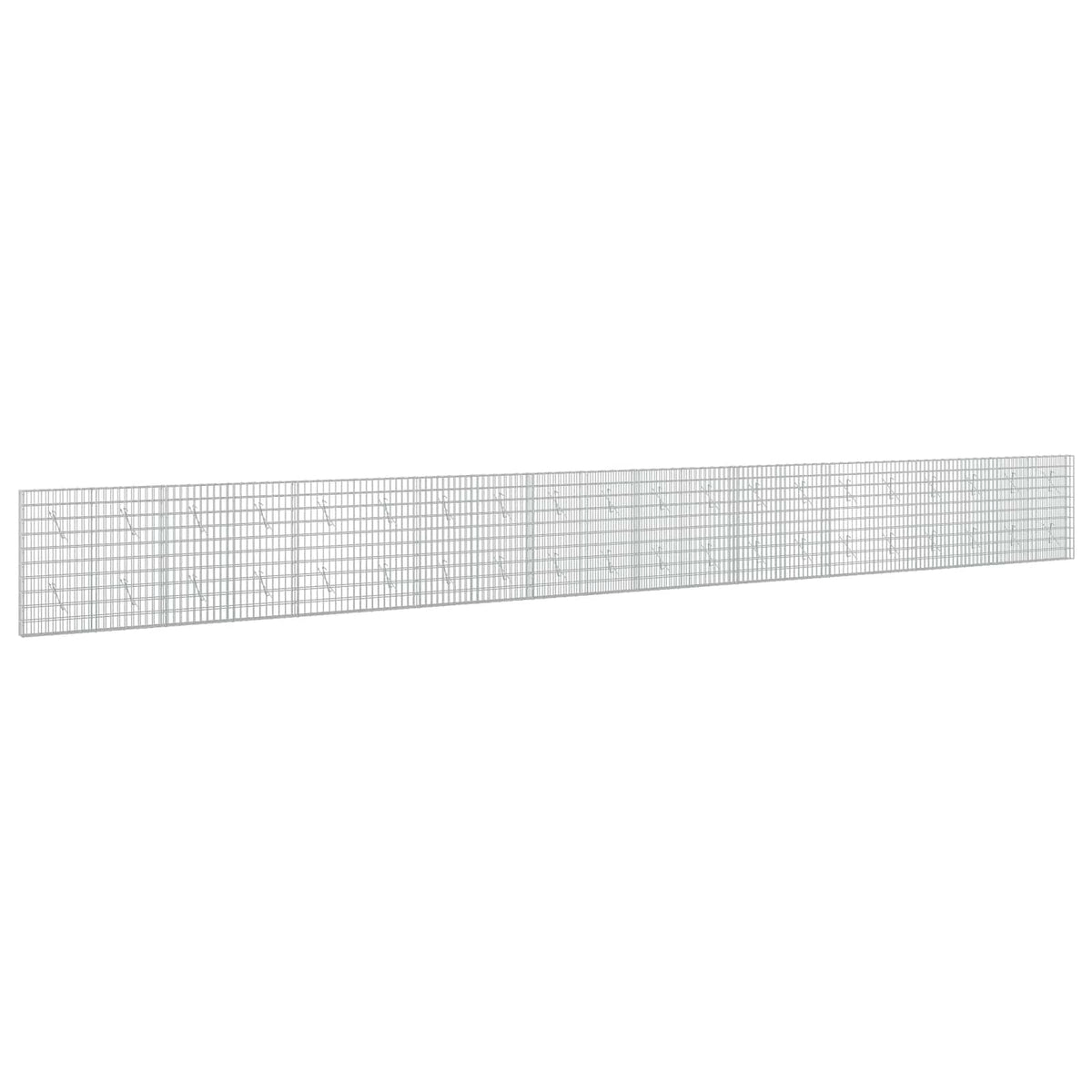Γκαμπιόν με σύρμα 5 mm και πλέγμα 5x10 cm 1000x10x100 εκ.