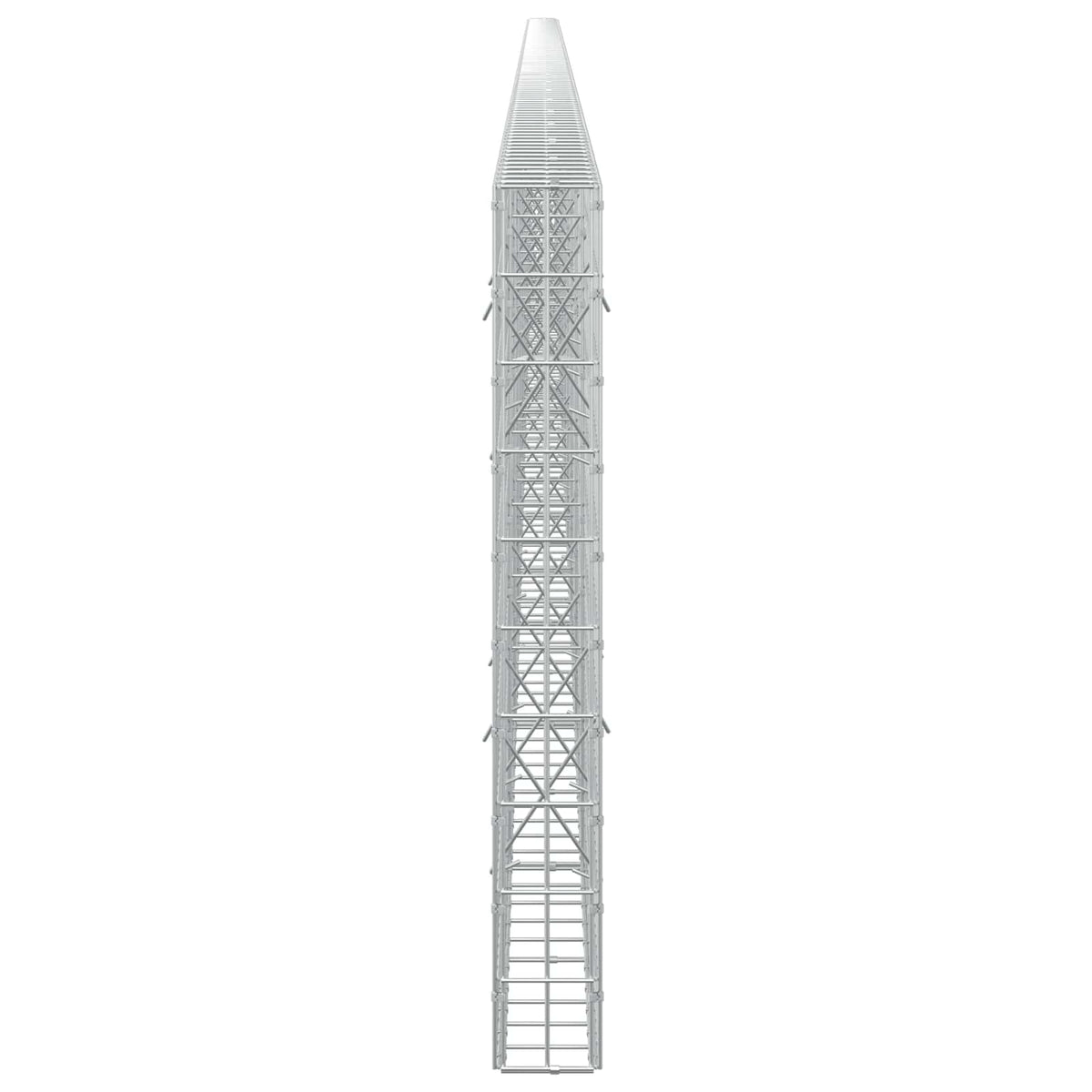 Γκαμπιόν με σύρμα 5 mm και πλέγμα 5x10 cm 1150x10x100 εκ - Pakobazaar