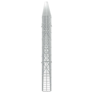 Γκαμπιόν με σύρμα 5 mm και πλέγμα 5x10 cm 1150x10x100 εκ - Pakobazaar