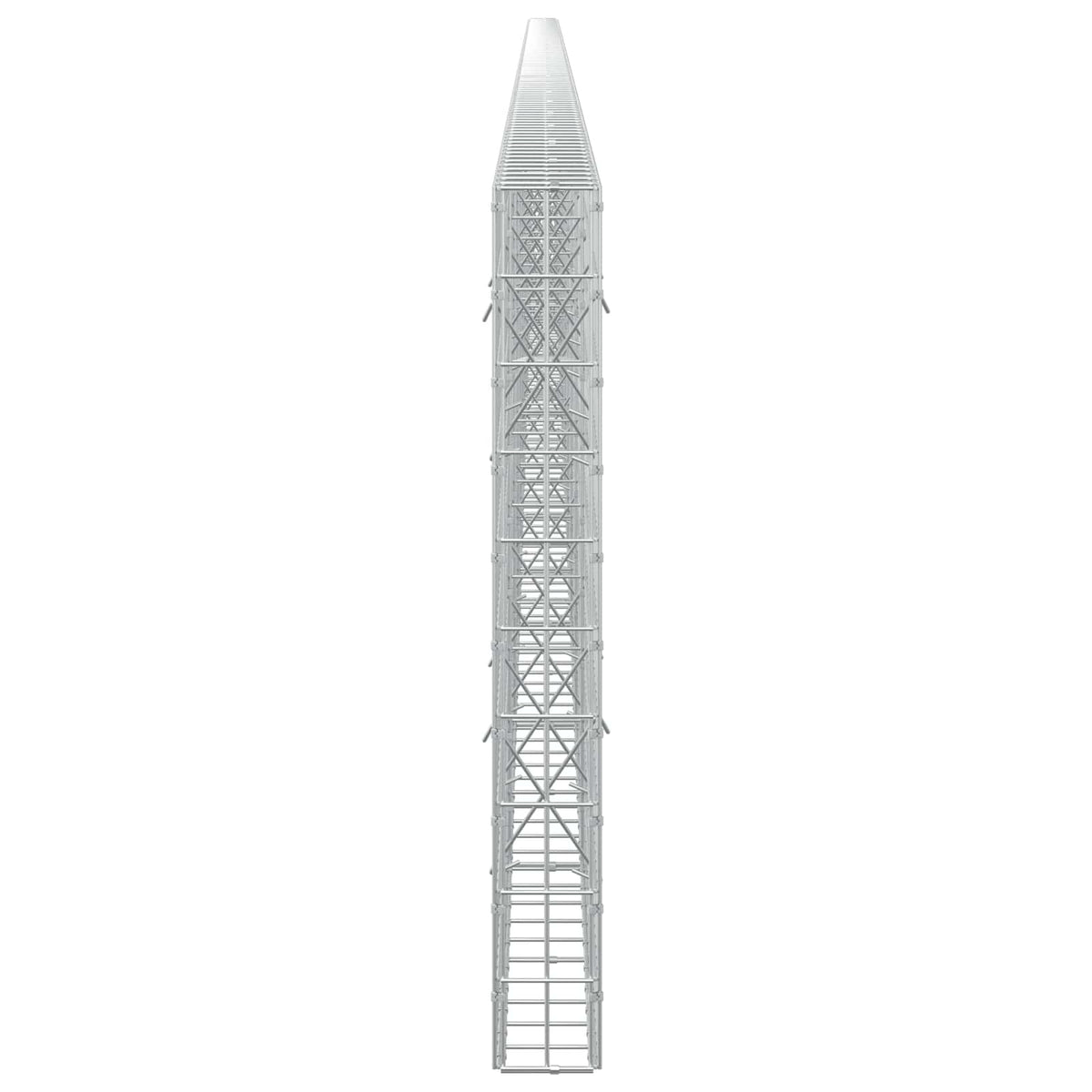 Γκαμπιόν με σύρμα 5 mm και πλέγμα 5x10 cm 1200x10x100 εκ. - Pakobazaar