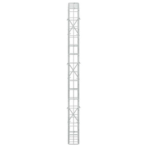Γκαμπιόν με σύρμα 5 mm και πλέγμα 5x10 cm 50x10x150 εκ. - Pakobazaar