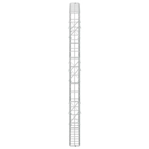 Γκαμπιόν με σύρμα 5 mm και πλέγμα 5x10 cm 100x10x150 εκ - Pakobazaar