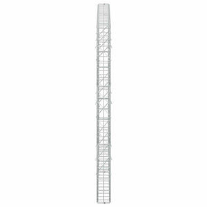 Γκαμπιόν με σύρμα 5 mm και πλέγμα 5x10 cm 200x10x150 εκ - Pakobazaar